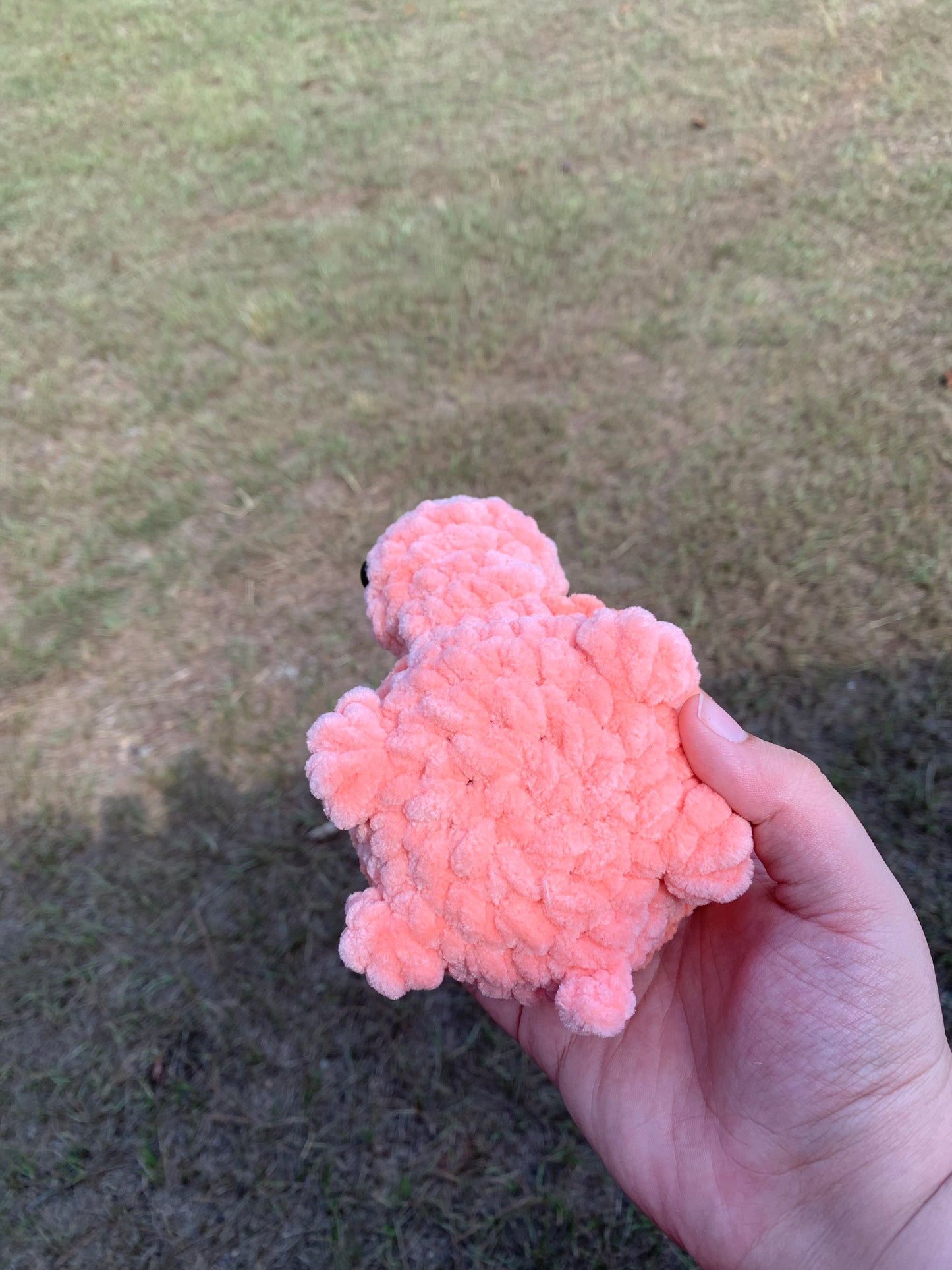 Orange Land Turtle Plush