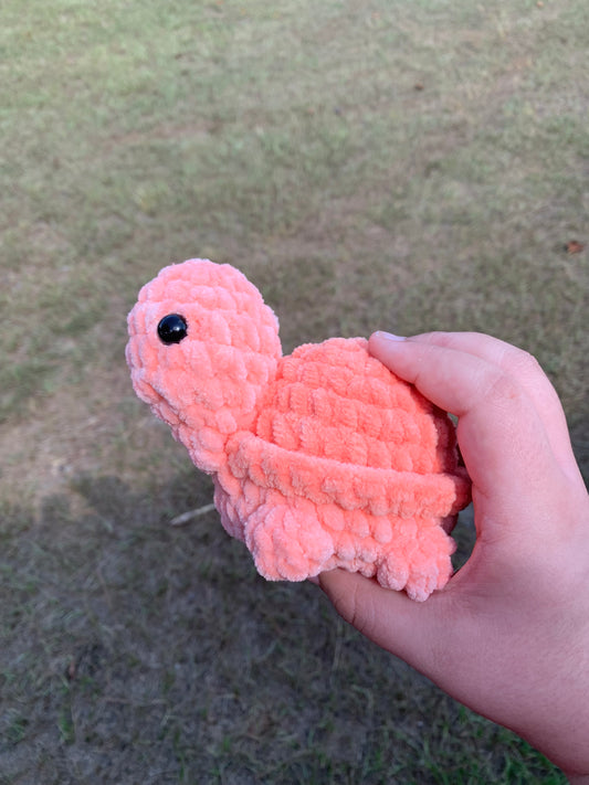 Orange Land Turtle Plush