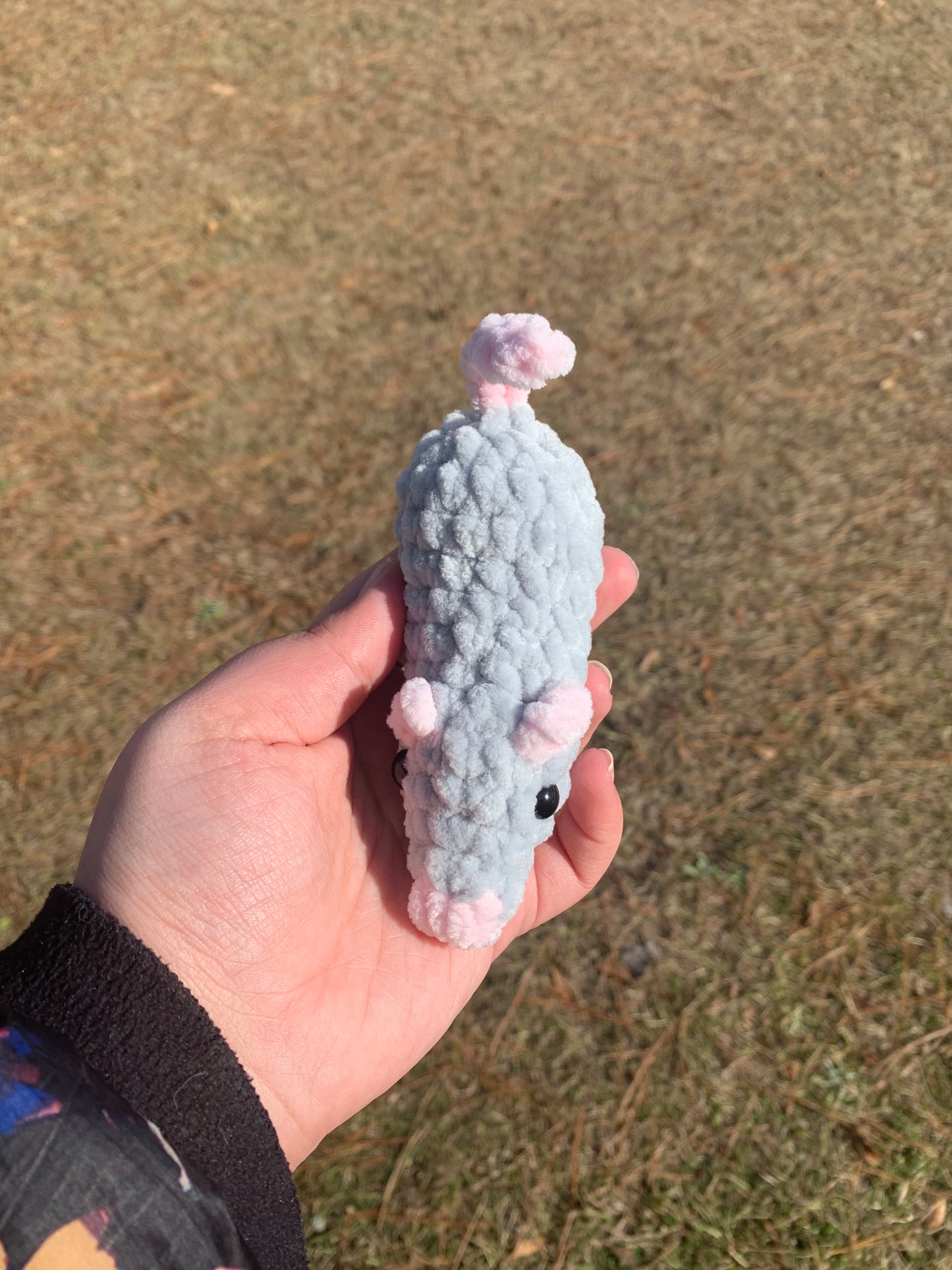 Light Grey Baby Rat Plush