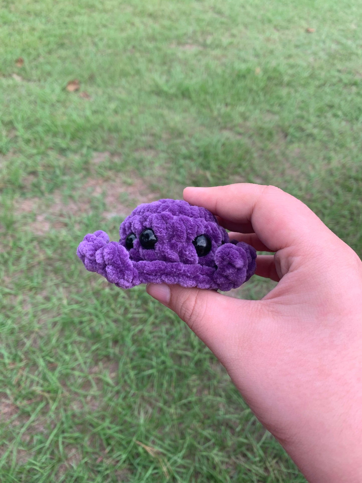 Dark Purple Baby Spider Plush