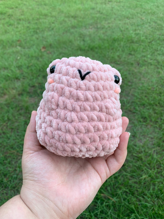 Pink Cheeky Frog Plush