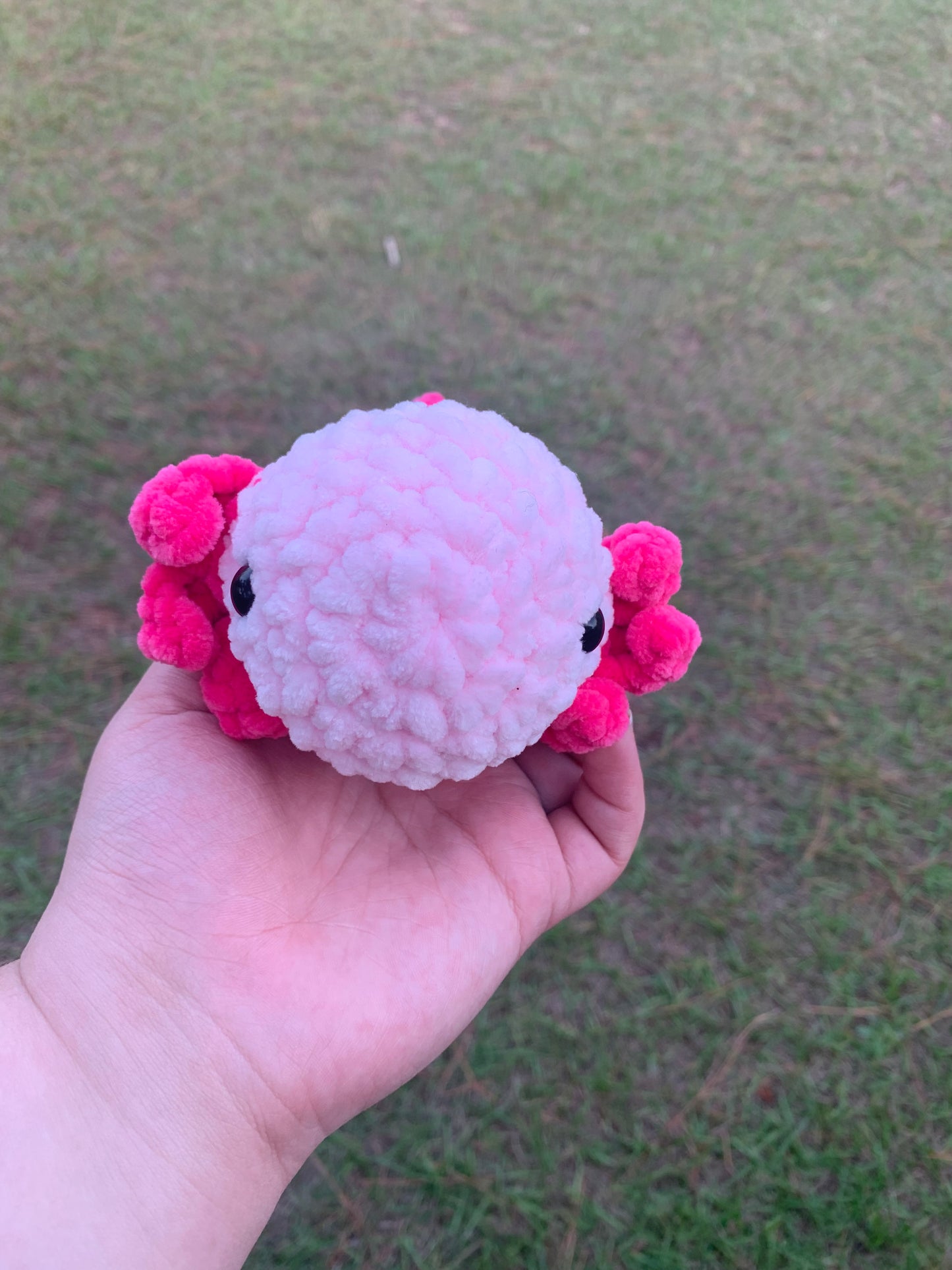 Pink Axolotl Plush