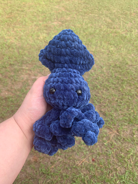 Navy Blue Squid Plush