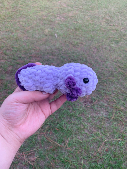 Purple Baby Axolotl Plush