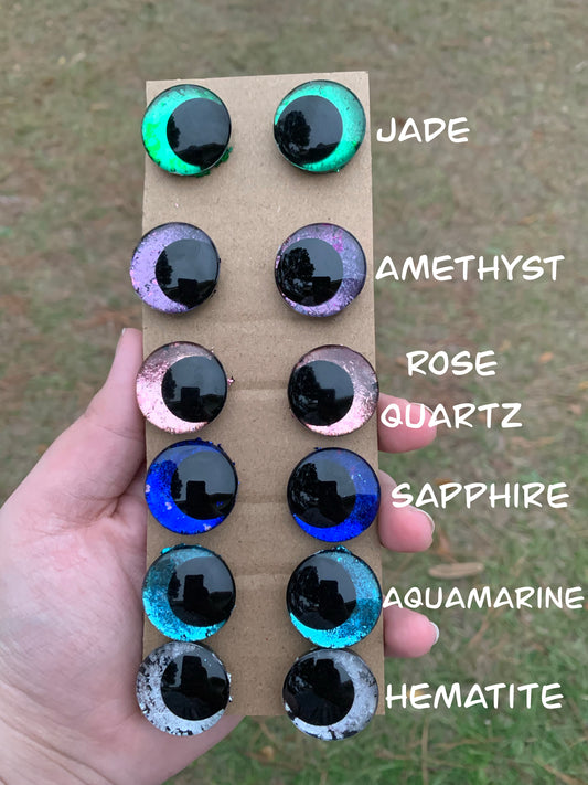 Crystals Hand Painted Safety Eyes Set