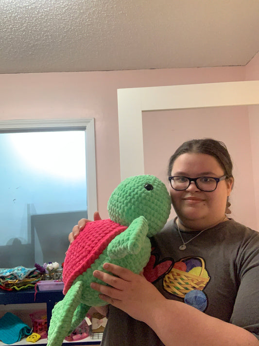 Child Size Jumbo Sea Turtle Plush