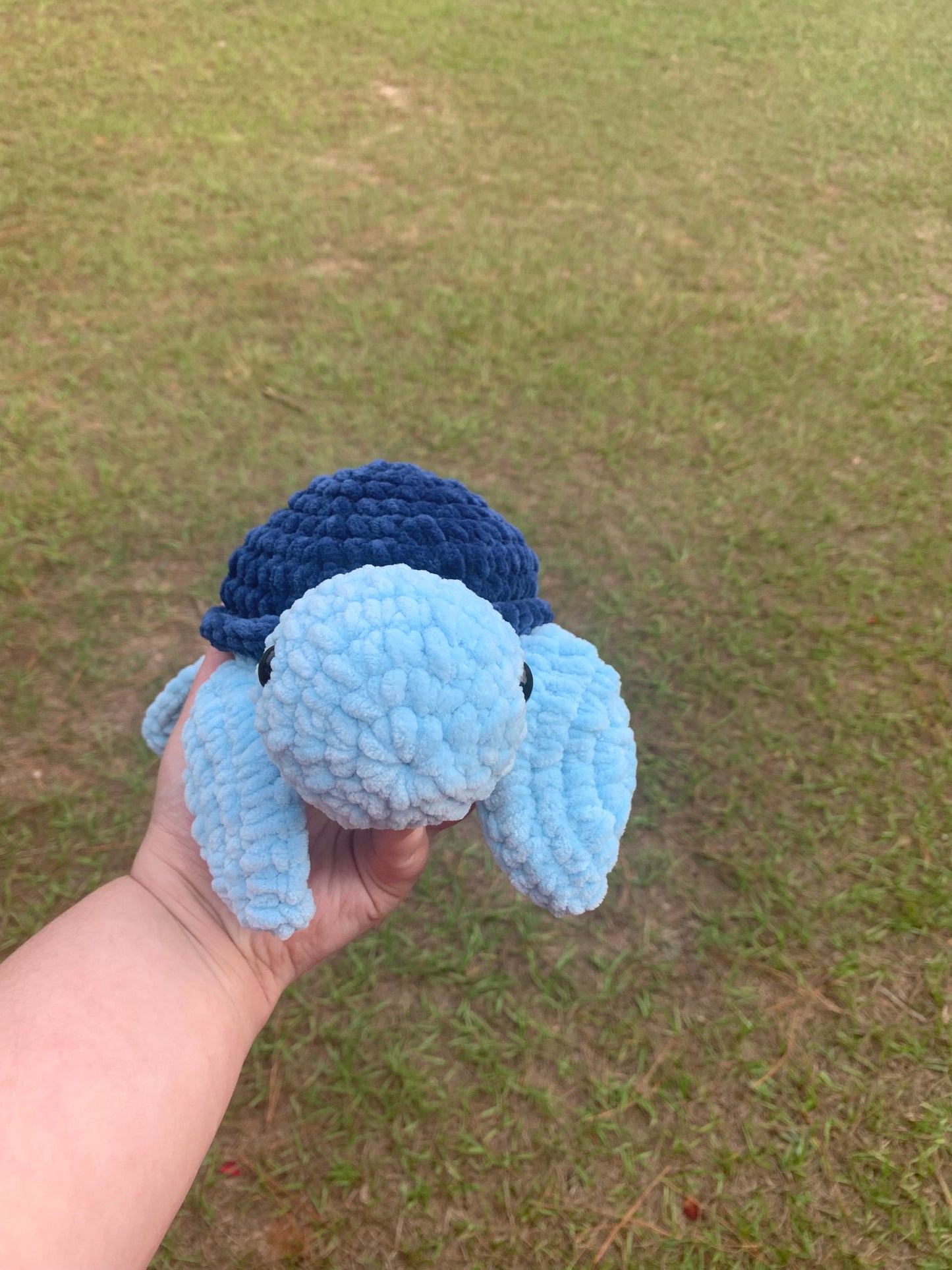 Blue Sea Turtle Plush