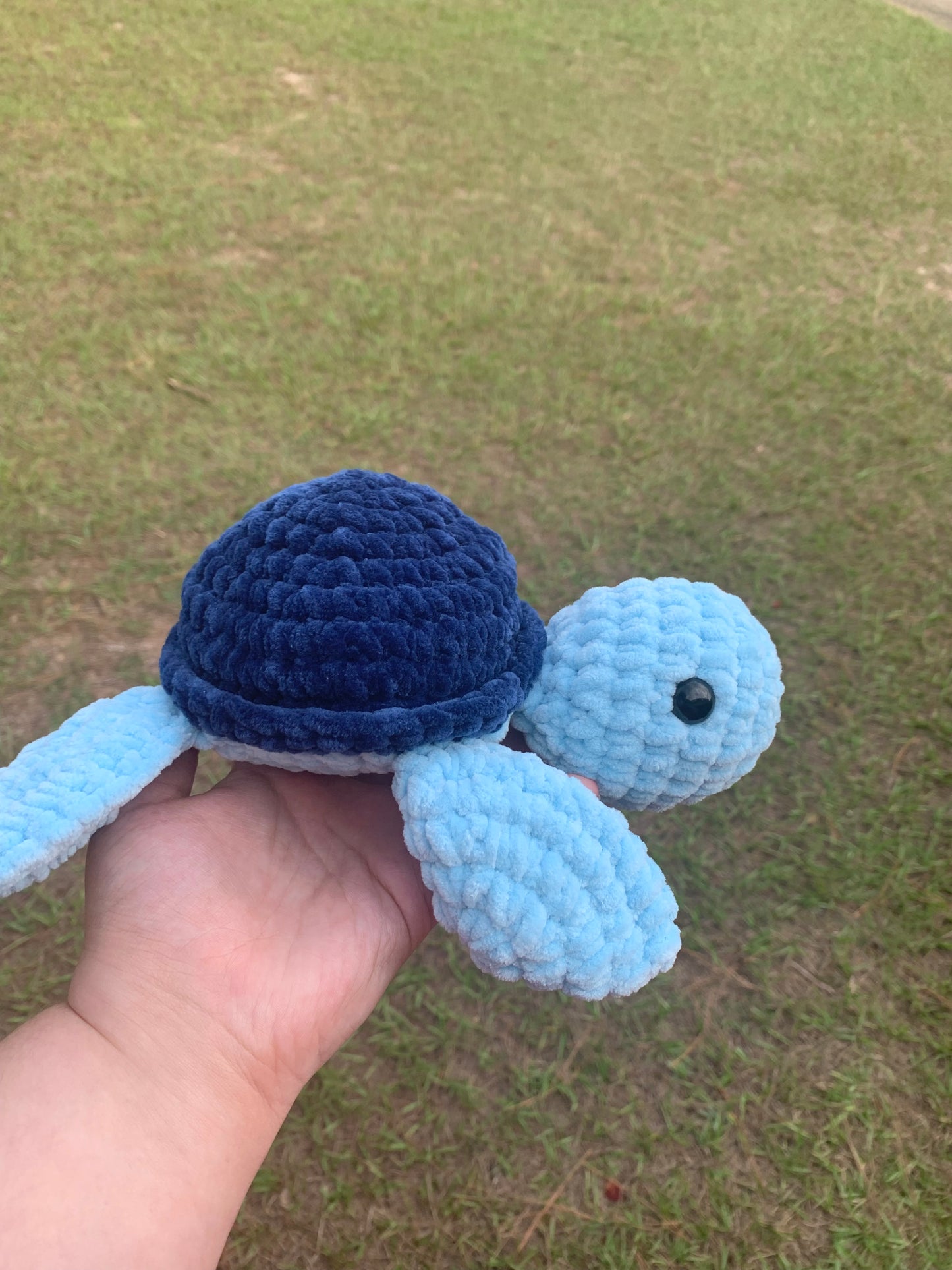 Blue Sea Turtle Plush