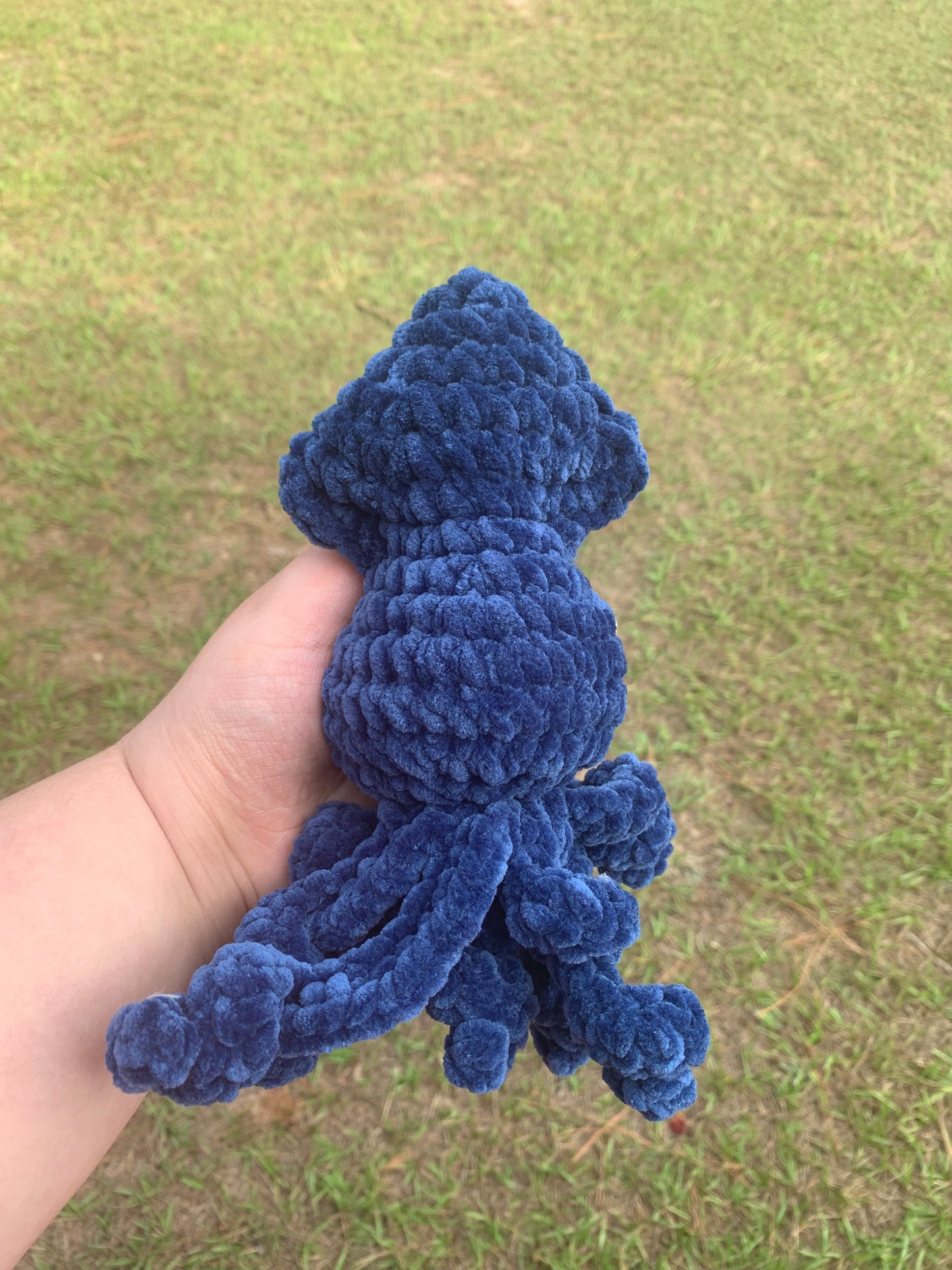 Navy Blue Squid Plush