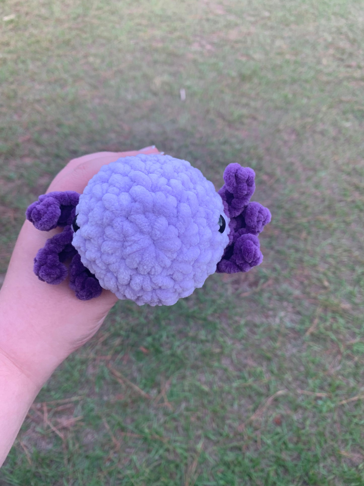 Purple Axolotl Plush